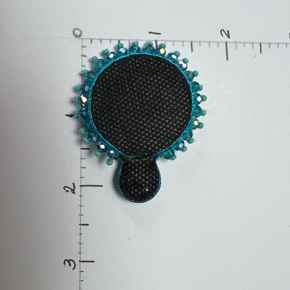 Glam Light Blue Stylish Earrings - Evening Trendy Statement Earrings - Picture 7 of 10